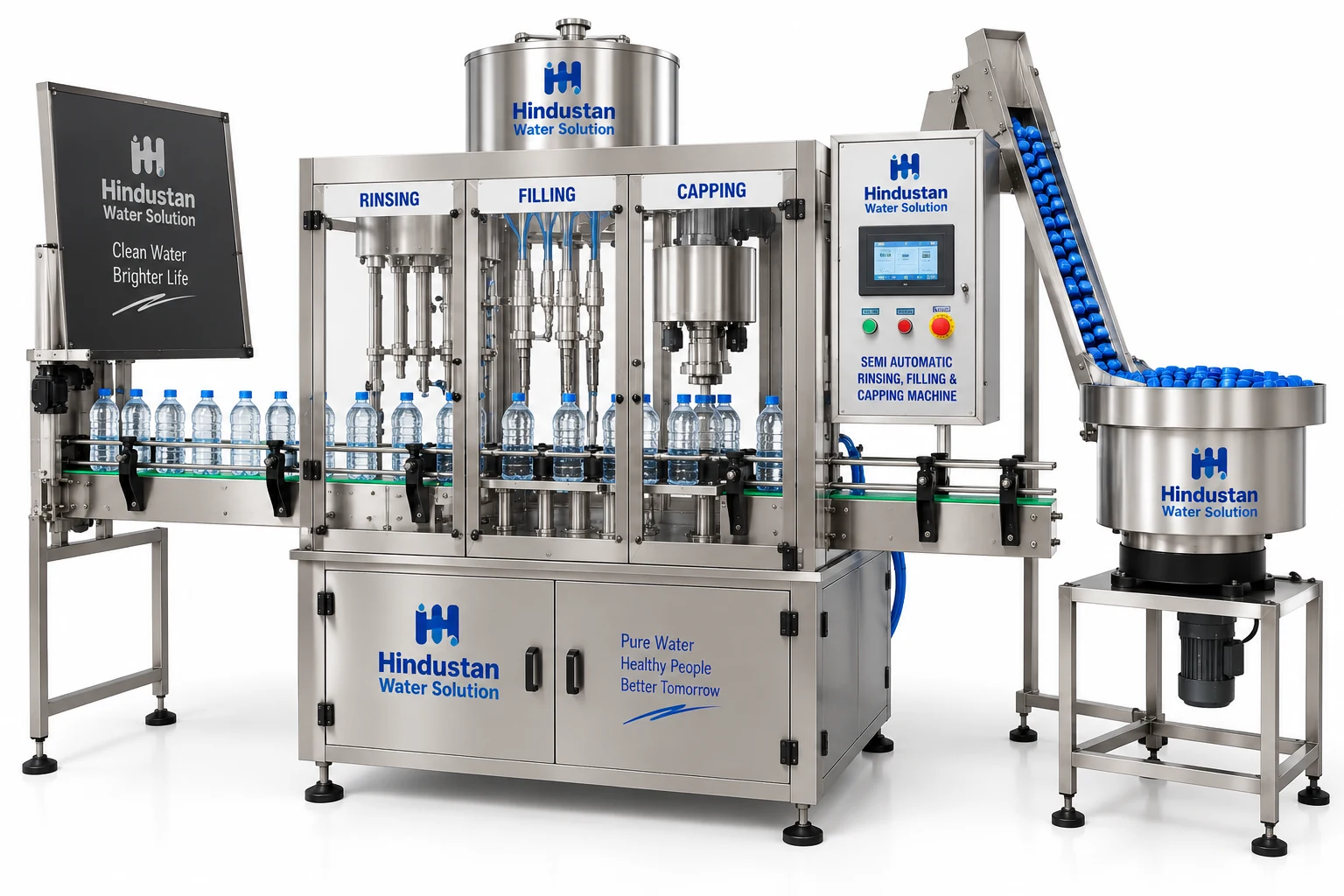 Rinsing, Filling & Capping Machines